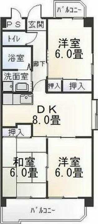 SOLE善明の間取り