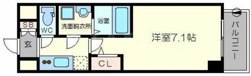オーキッドレジデンス新大阪の間取り