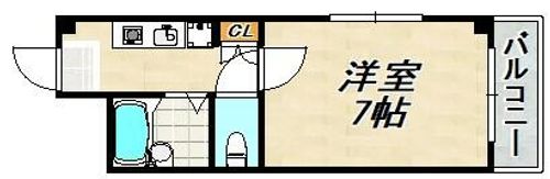 スマ扇コーポの間取り