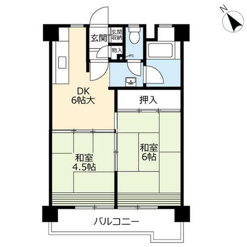 UR金田一丁目0081004の間取り