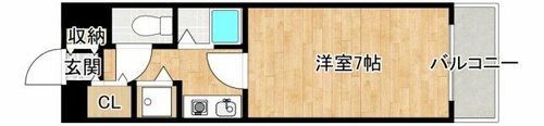 大阪府箕面市今宮3丁目(マンション)の賃貸物件の間取り