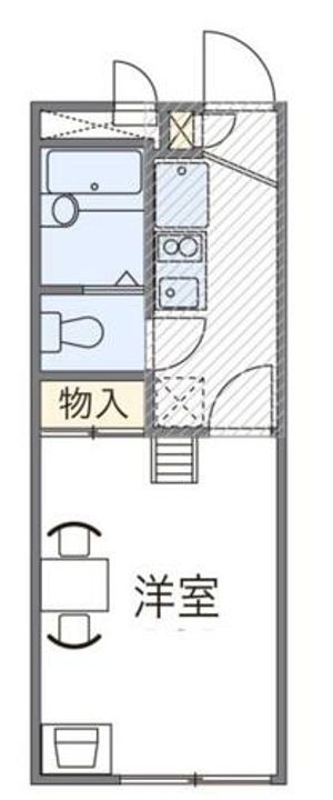 レオパレスMOON LIGHTの間取り