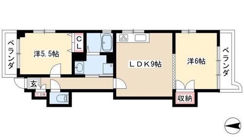 シャルム緑の間取り