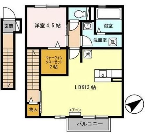 エスポワール北原の間取り