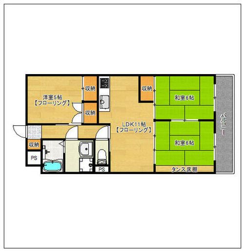 シュライン参道106の間取り
