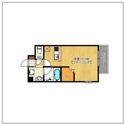 ラファセエスペランサ大濠の間取り