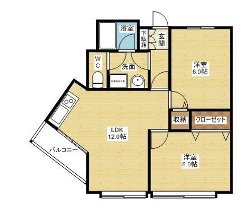 メゾン豊新の間取り