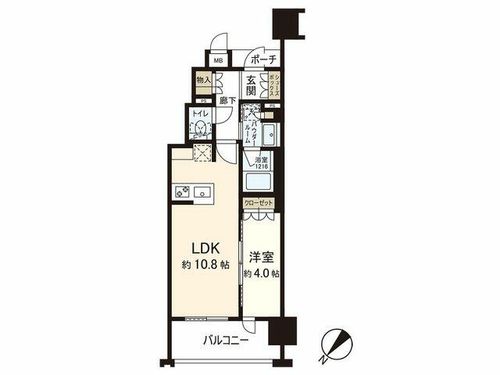 MJR博多ザ・レジデンスの間取り