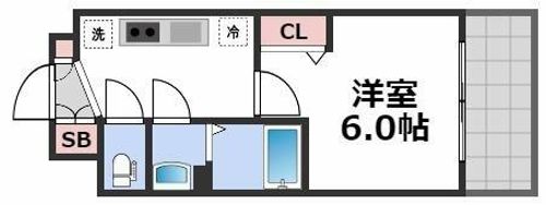 ララプレイス玉造パルクの間取り