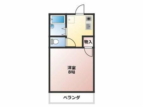 エクシィヴ大樹Ⅰ206の間取り