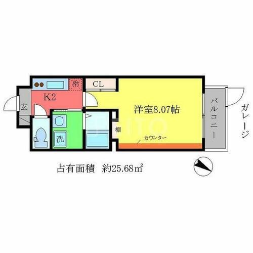 プラネシア京阪出町柳の間取り
