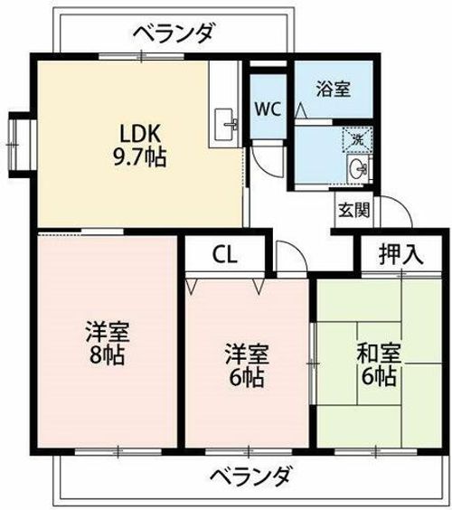マーサヴィラ202の間取り