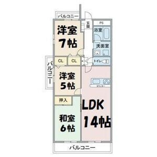 マリオン大曽根の間取り