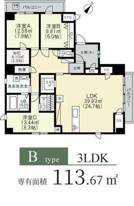 アメニティ江戸堀アネックスの間取り