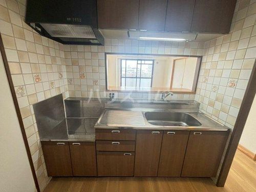 大阪府吹田市佐井寺南が丘(マンション)の賃貸物件のキッチン