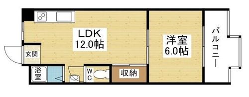 大阪府大阪市東淀川区豊里6丁目(マンション)の賃貸物件の間取り