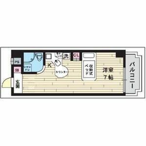 ラ・パルフェ・ド・パラツィーナ0403の間取り