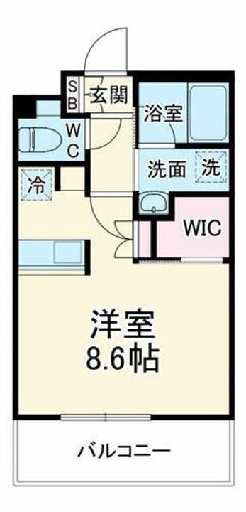 ウェルスクエア池田石橋Ⅱの間取り