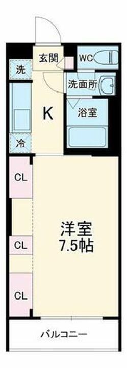 リブリ・岡町の間取り