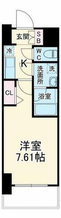 ブランシエスタ天満の間取り