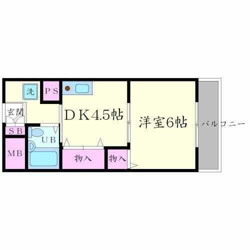 グリーンヒルII303の間取り