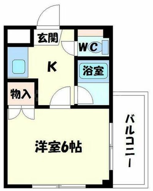 大阪府吹田市津雲台6丁目(マンション)の賃貸物件の間取り