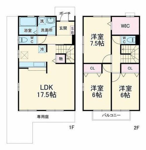 宮山タウンハウスの間取り