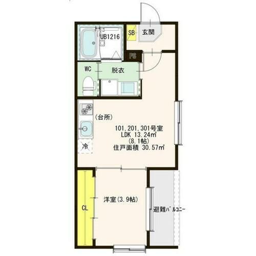 グリーンランド中小田井の間取り