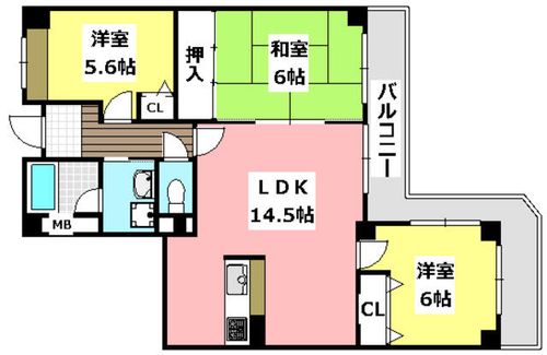 ヴィル・ド・ベール503の間取り
