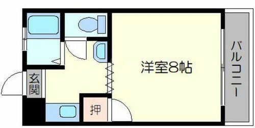 ハイツ松原の間取り