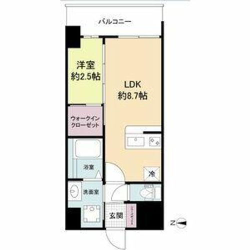 セレニテ新大阪グランデ ミリューの間取り