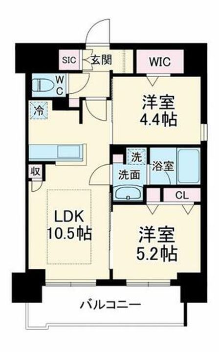 アーバネックス梅田中崎町IIの間取り