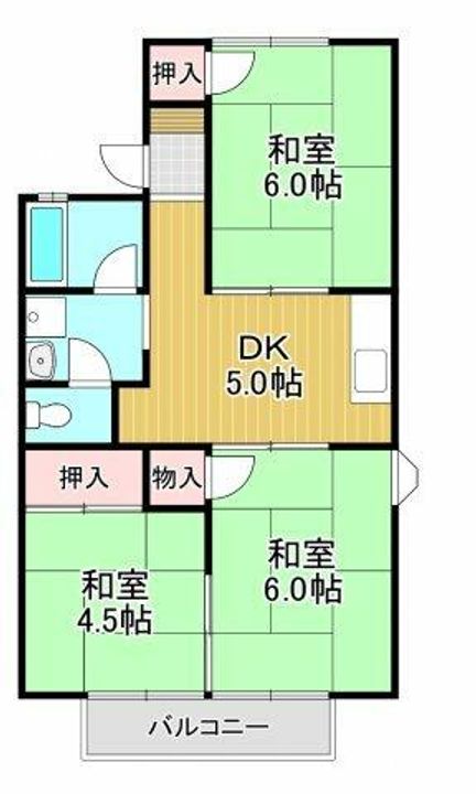 ハイツ向陽の間取り