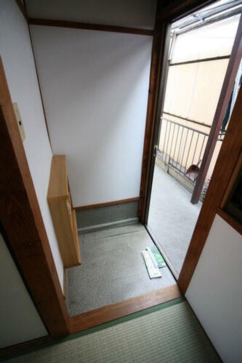 竹田ハイツの玄関