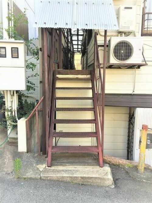 竹田ハイツの玄関