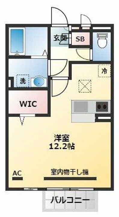 ベルクール大塚の間取り