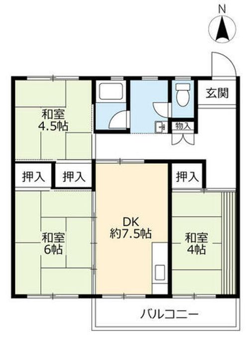 UR中央台2090203の間取り