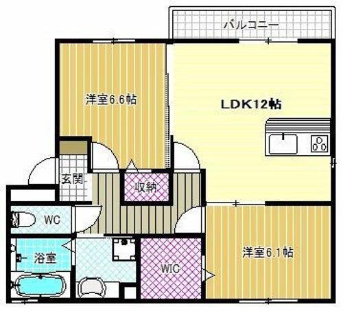 ヴィラージュの間取り
