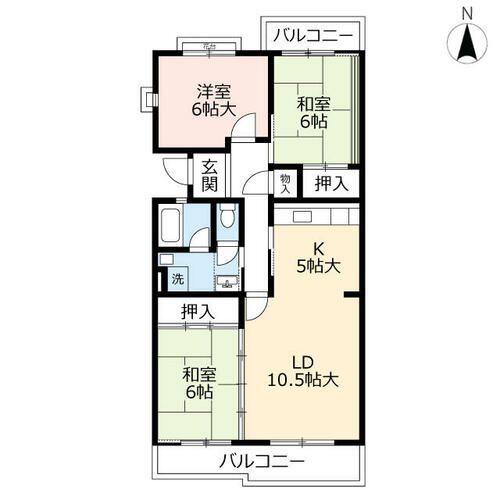 URもりつね0180204の間取り