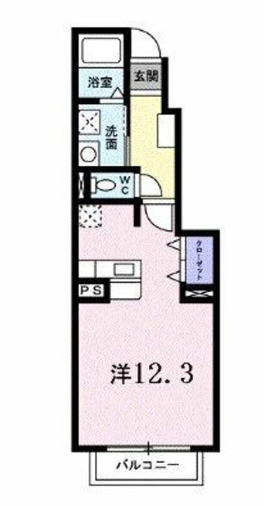 デフィー平川103の間取り