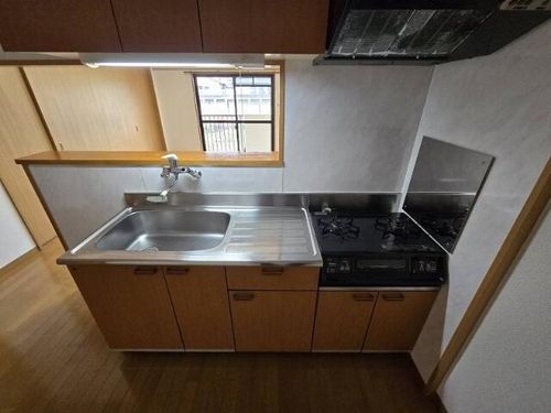 福岡県北九州市八幡西区力丸町(マンション)の賃貸物件のキッチン