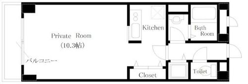 メゾンビトロ2の間取り