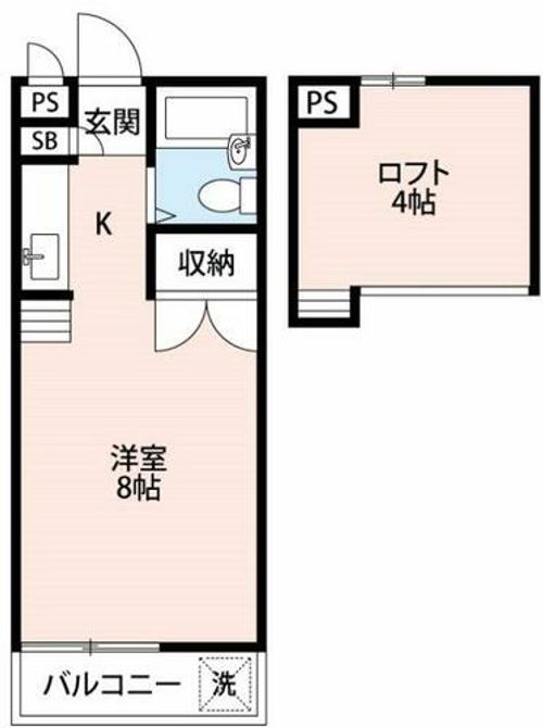 メゾンクレール207の間取り