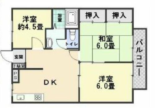 アルベロ福田の間取り