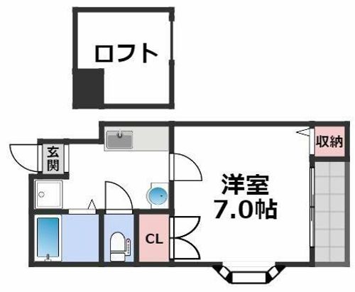 オズレジデンス鶴見の間取り