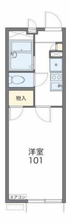 大阪府河内長野市向野町(アパート)の賃貸物件の間取り