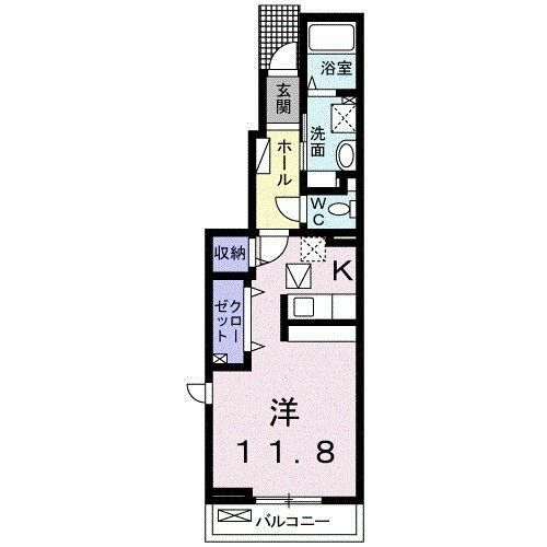 ボヌールF105の間取り
