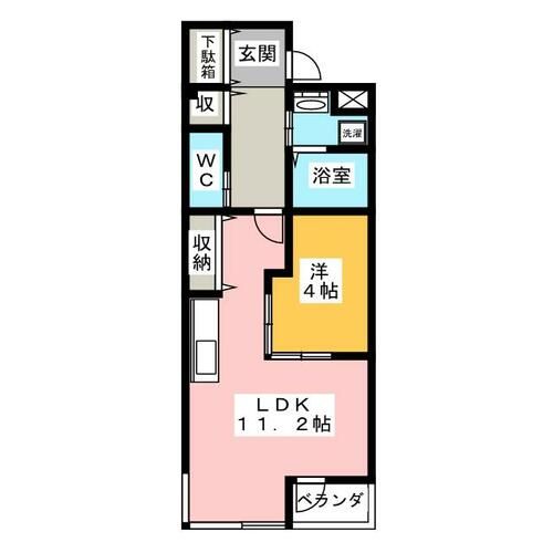 クオーレ浄心の間取り
