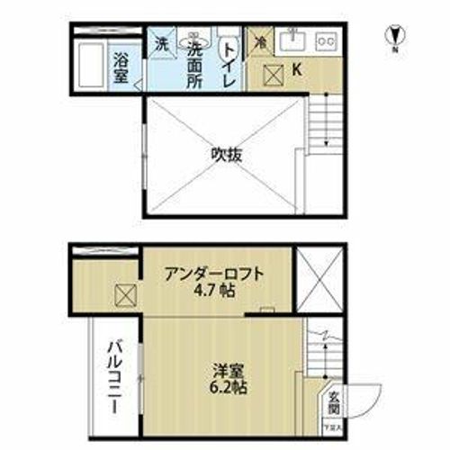 ステラ川西201の間取り