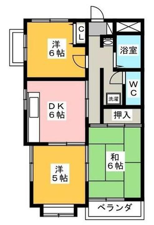 ロイヤルハイツ日和の間取り